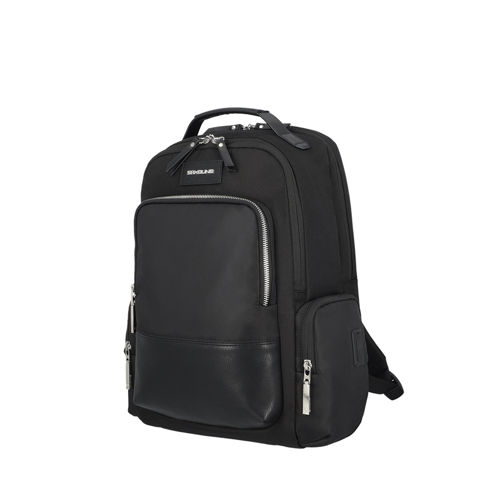 Mochila para notebook mujer Uptown Chic negra 15"