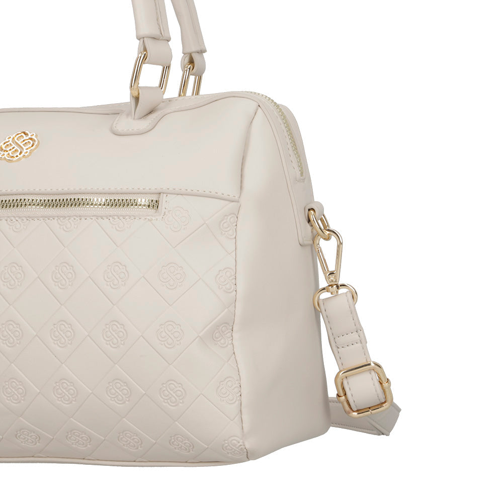 CARTERA DE MANO TURIN FW24 BEIGE L