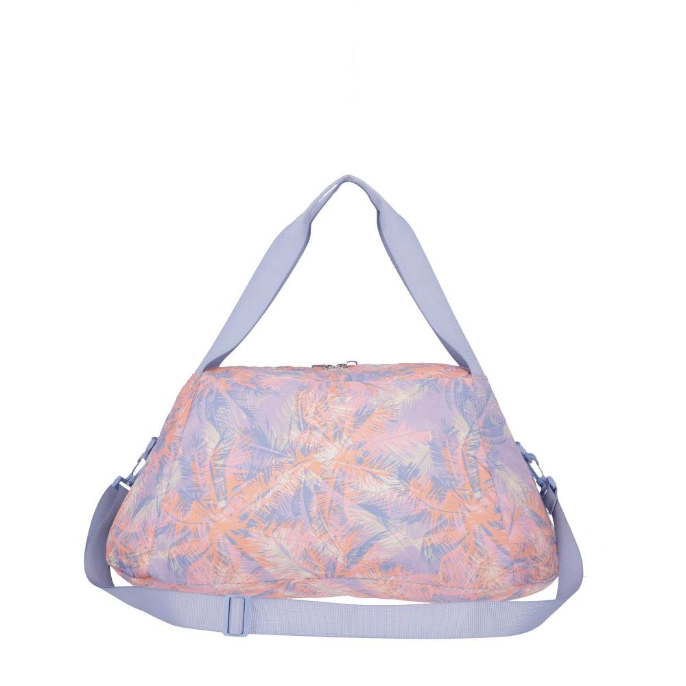 Bolso Deportivo Jogging Estampado Lila Mediano