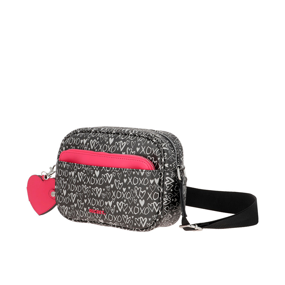 Bandolera LOVE negra ink