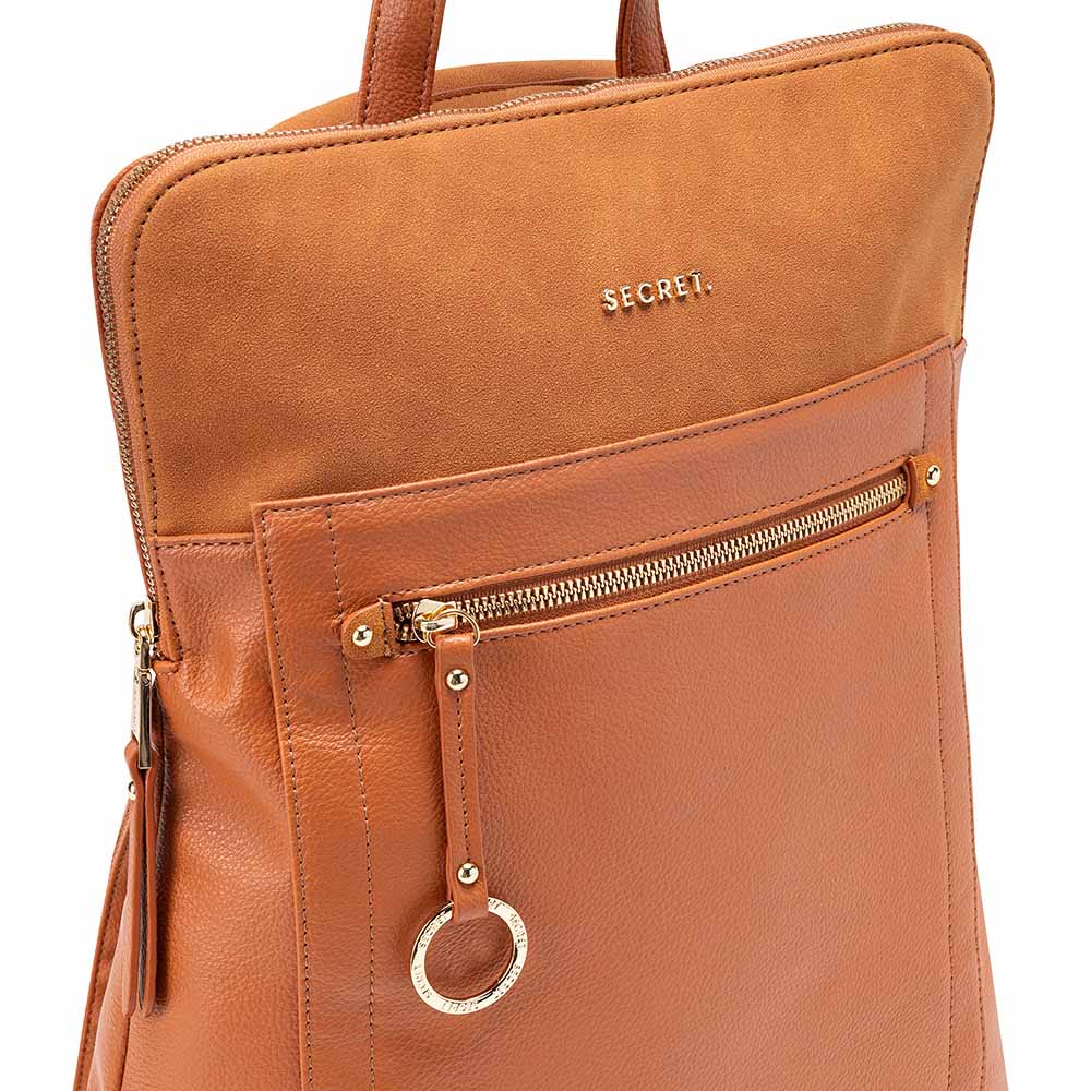 Mochila Para Notebook Lourdes Fw24 Cafe Medio XL