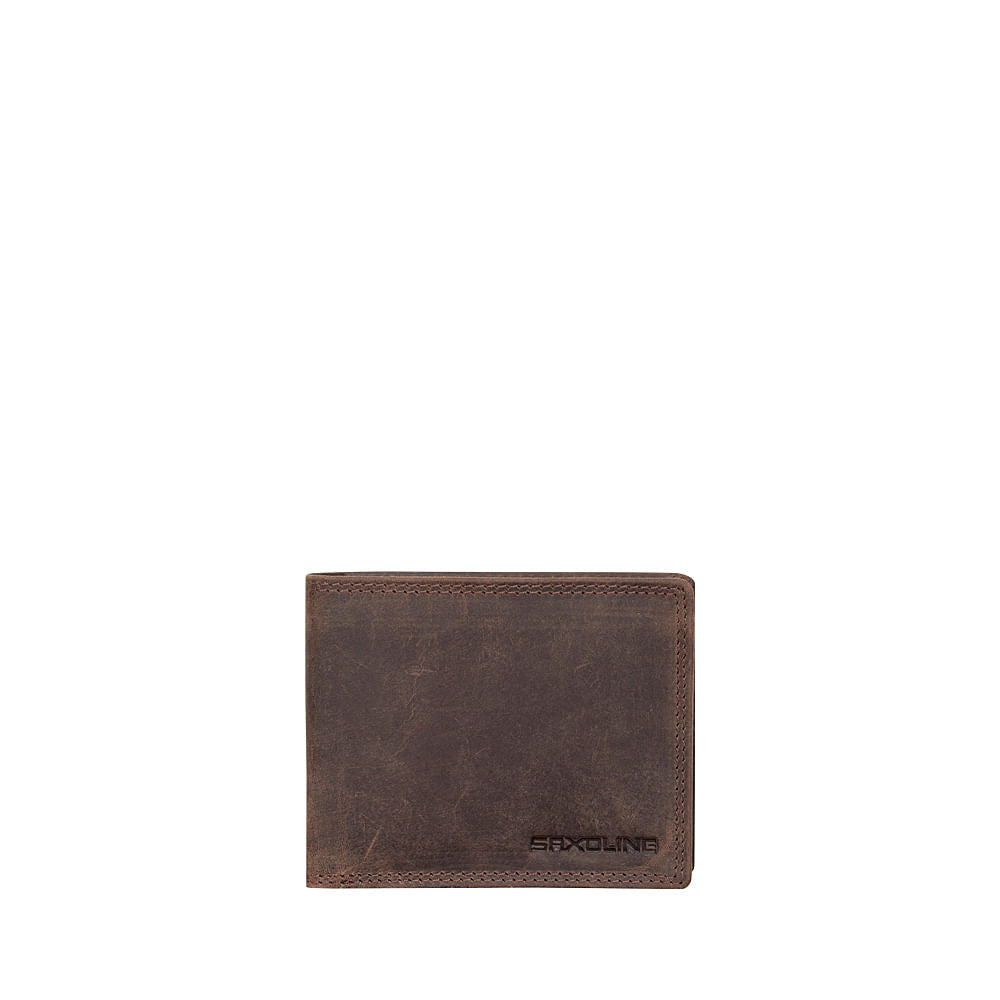 Billetera Genova 16 602 Brown Suede