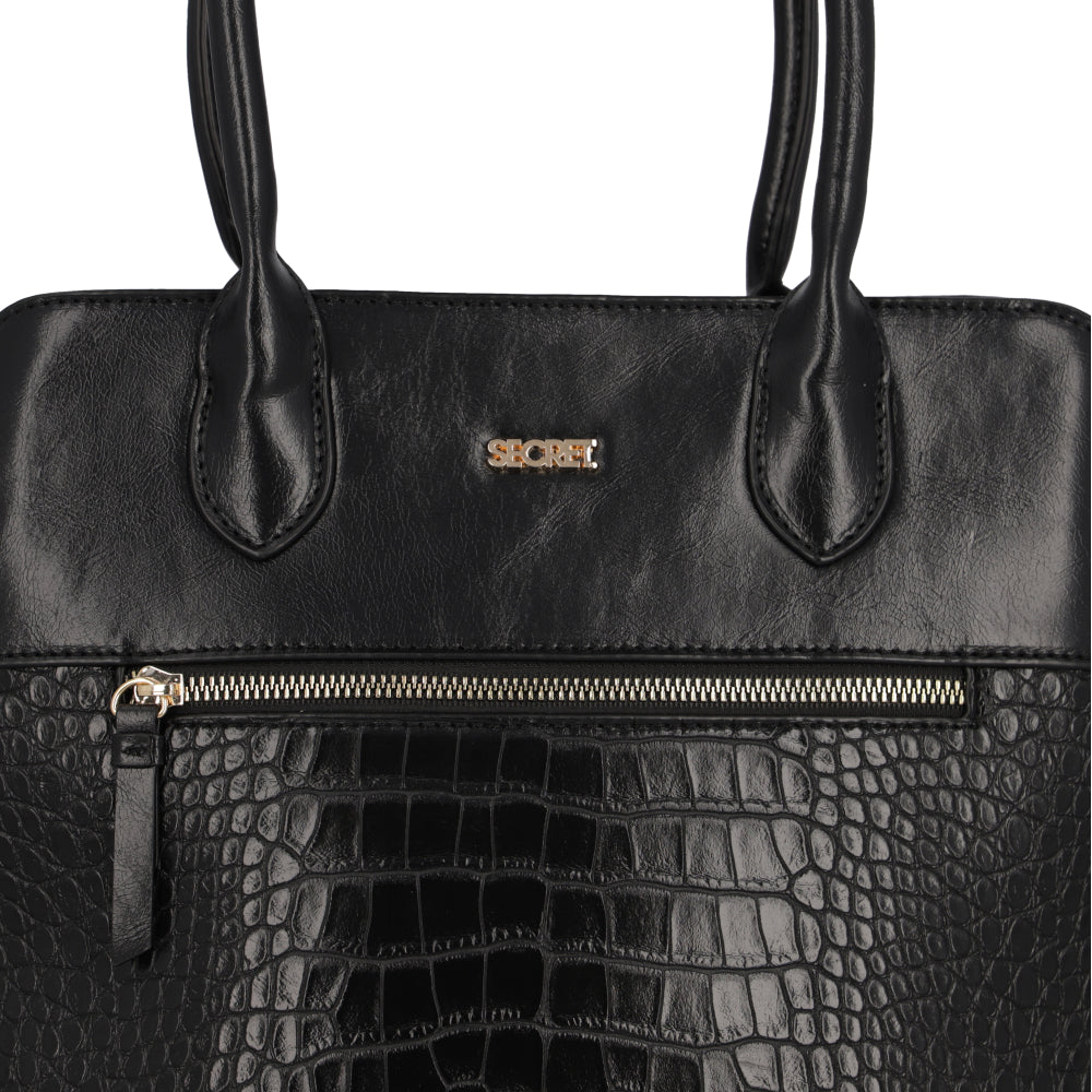Cartera de Hombro Ginebra Negra L 3DV