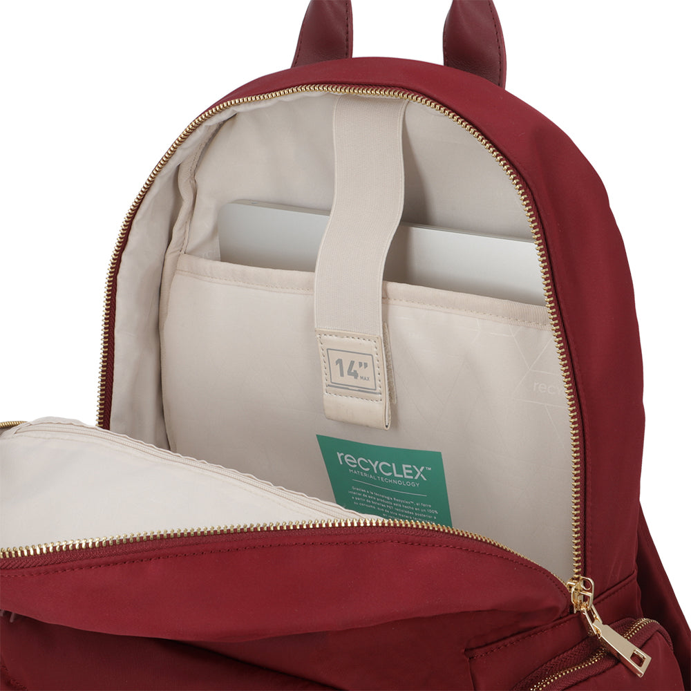 Mochila para notebook mujer Madison roja 14"