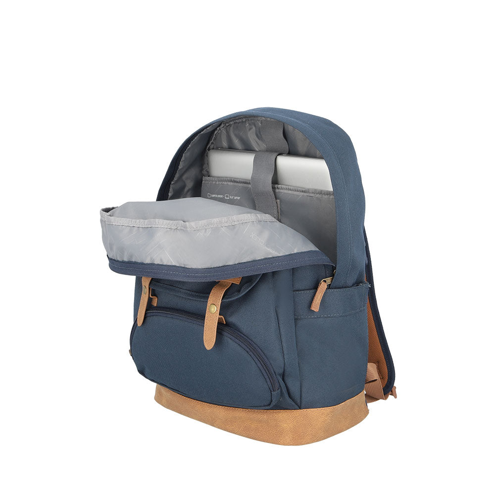 Mochila para laptop hombre Straps 15.6'' azul