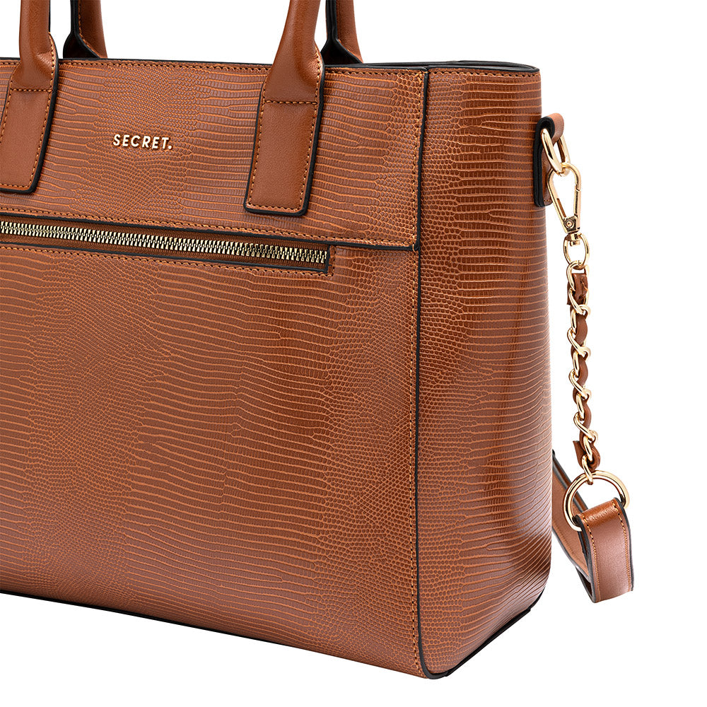 Tote Virginia Fw24 Cafe Medio L