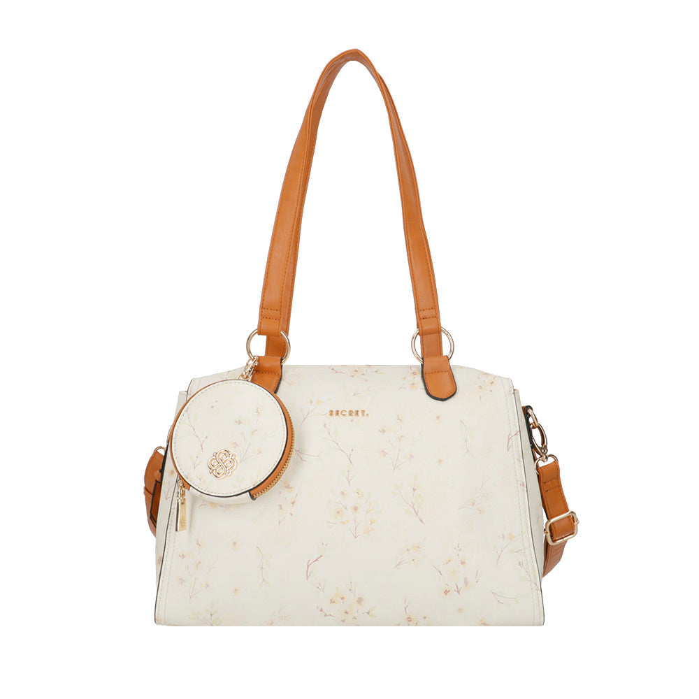 Cartera de mano Mother beige L
