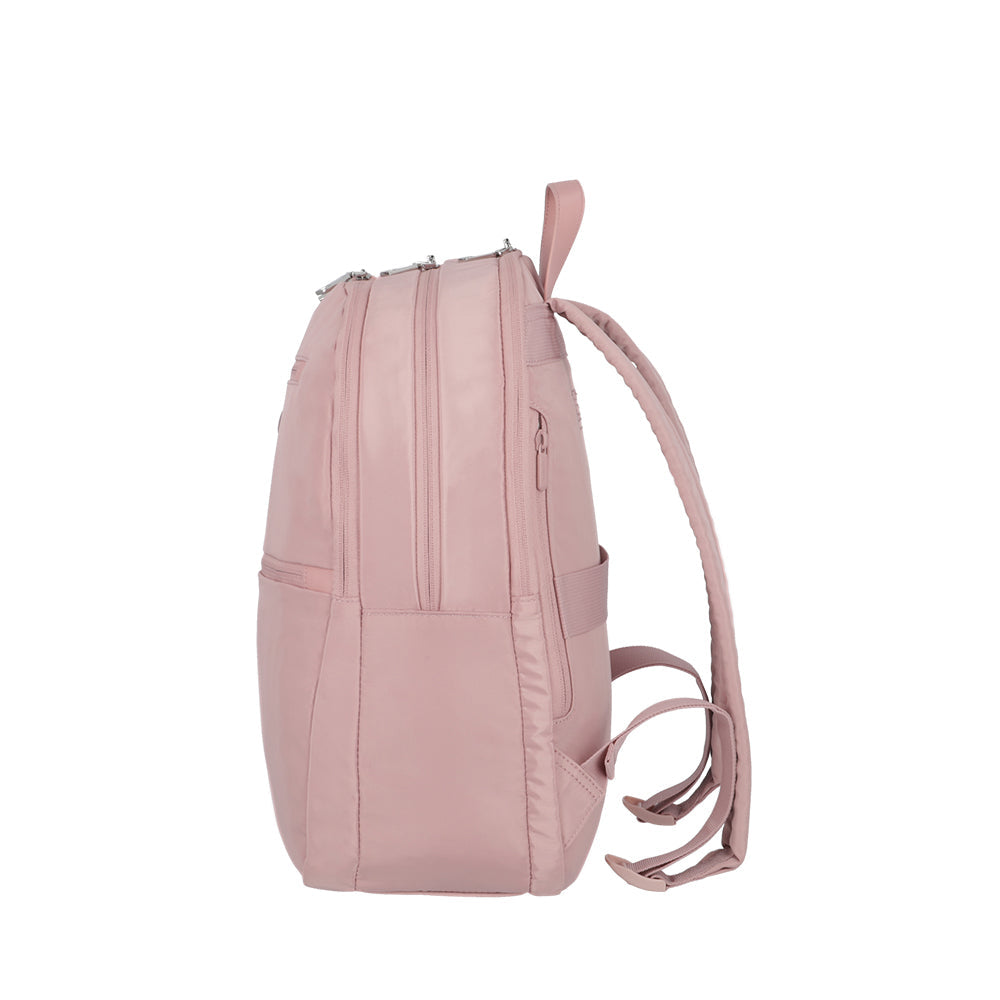 Mochila para notebook mujer Tunnel rosada 15"
