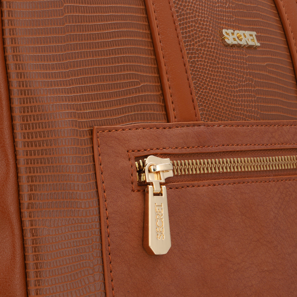Mochila Notebook Mujer Secret Chipre Brown XL