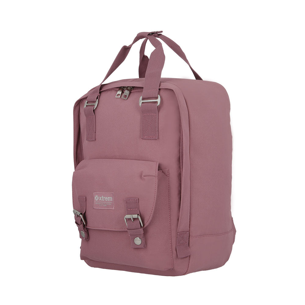 Mochila para laptop mujer New Briz 14.1'' rosada