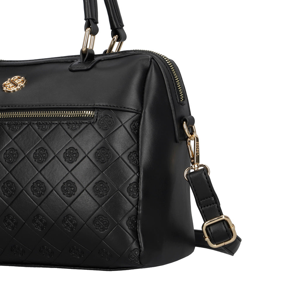 CARTERA DE MANO TURIN FW24 NEGRO L