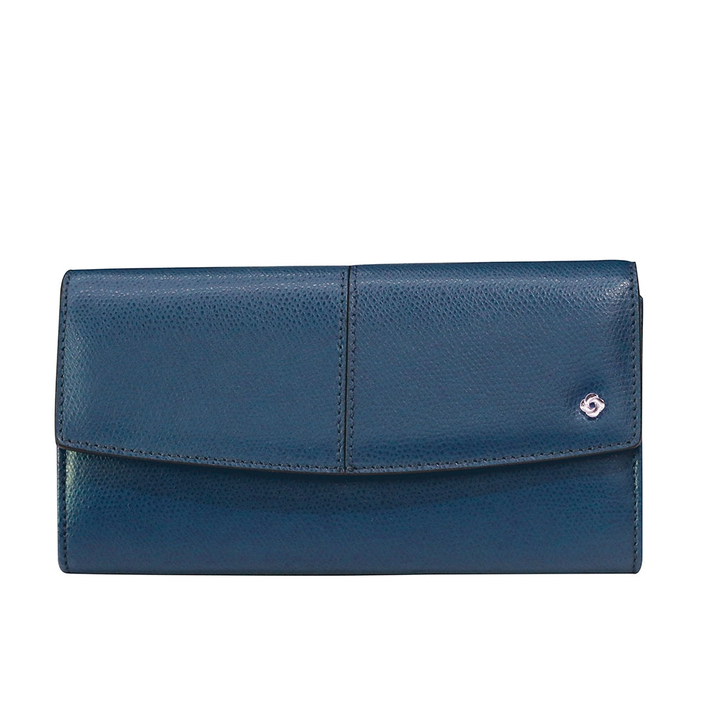 Billetera My Chain Cloudy Blue / Black