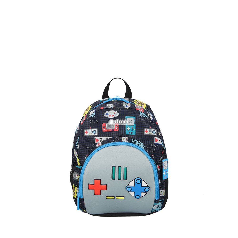 Mochila escolar Power Joystick azul