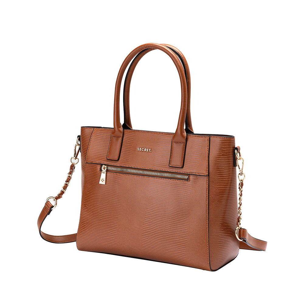Tote Virginia Fw24 Cafe Medio L