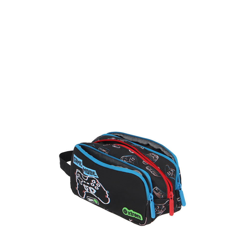 Estuche para lapices grande University Gamer negro