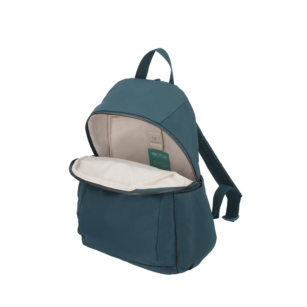 Mochila para notebook mujer County verde 15"