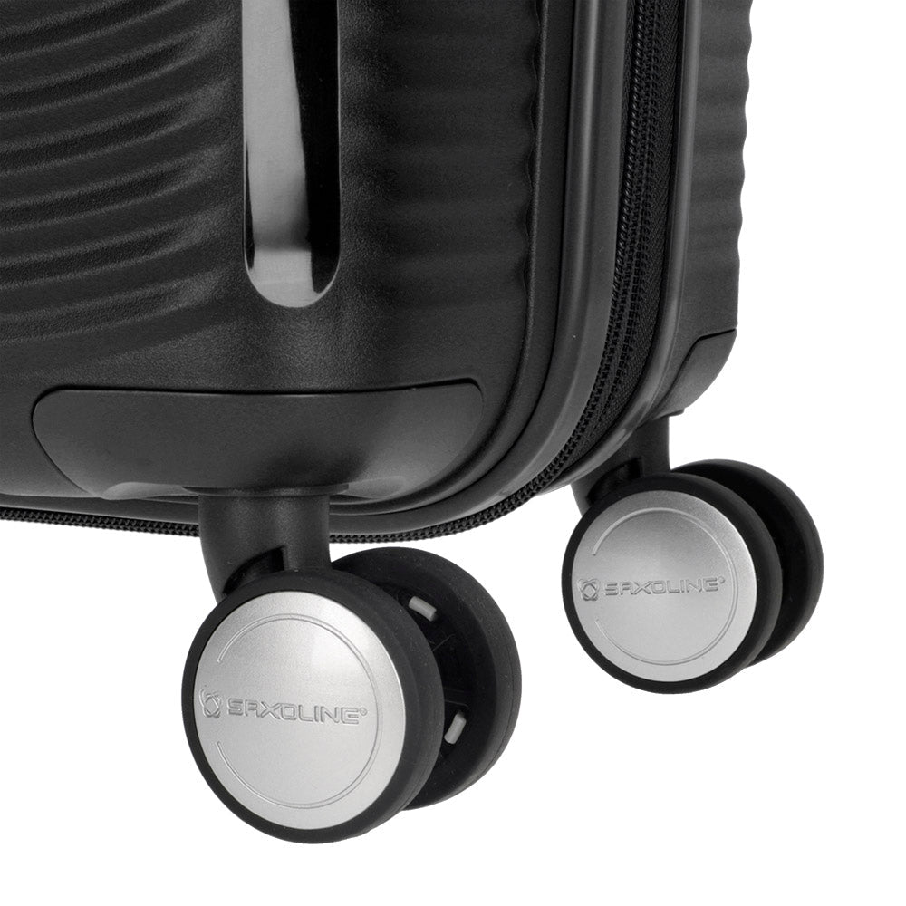 Maleta de cabina DISCO negra EXP