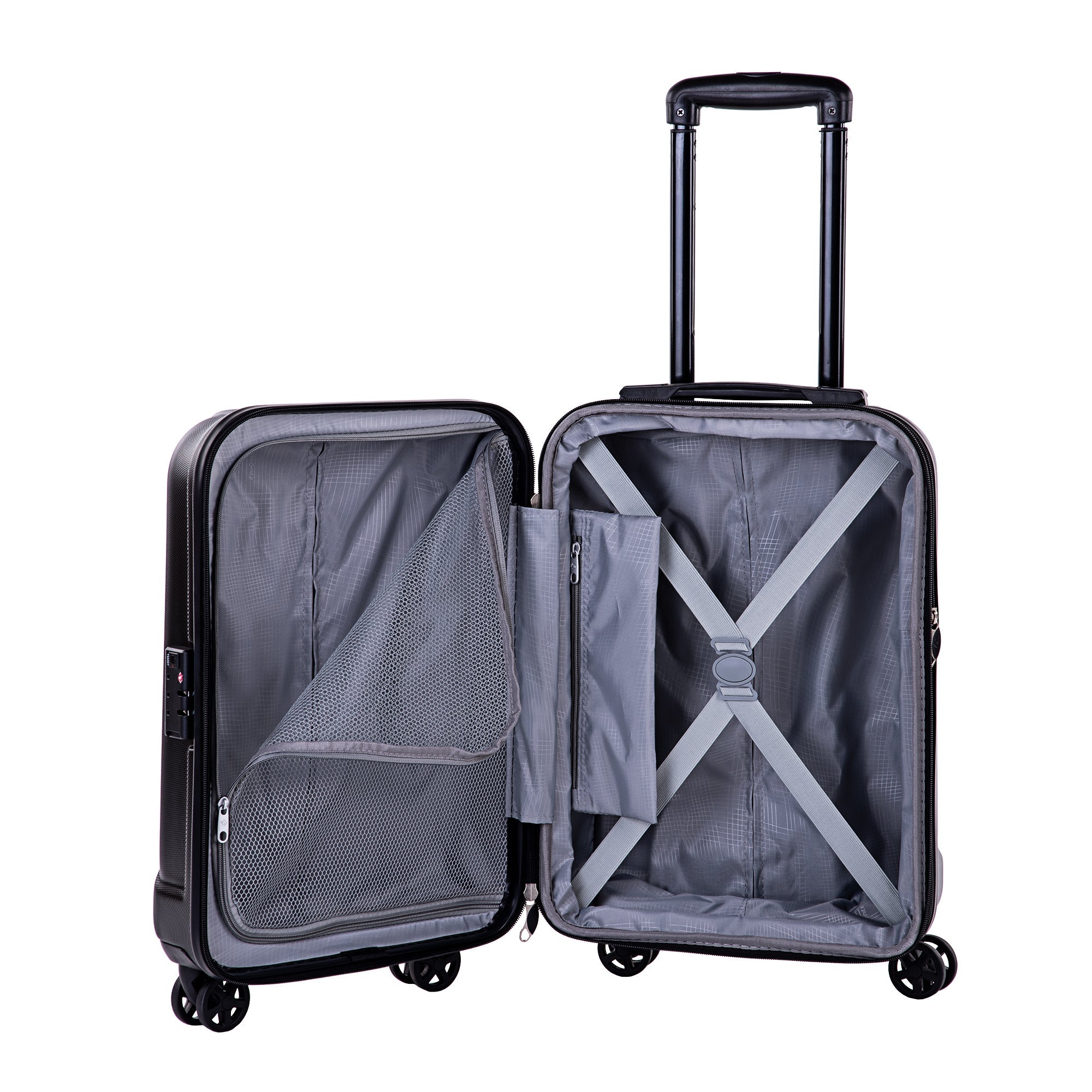 Maleta Rígida FIERO 2.0 SPINNER TCS EXP-TSA Cabina BLACK