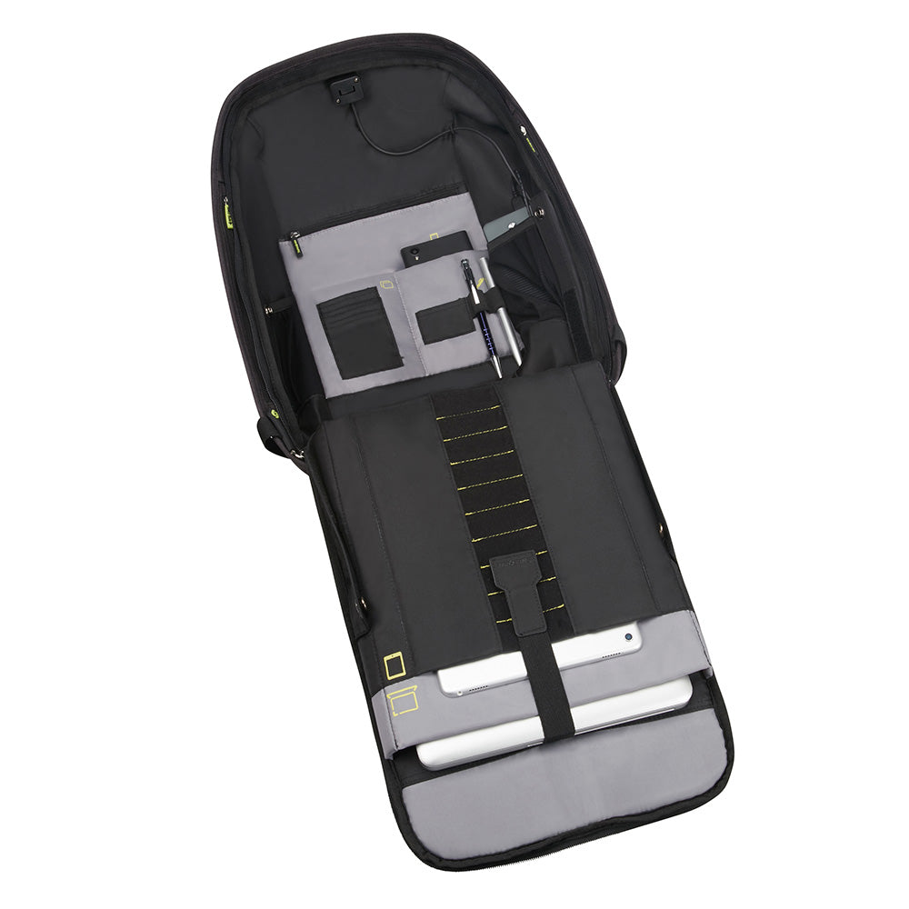 Mochila Securipak 15.6" Black Steel