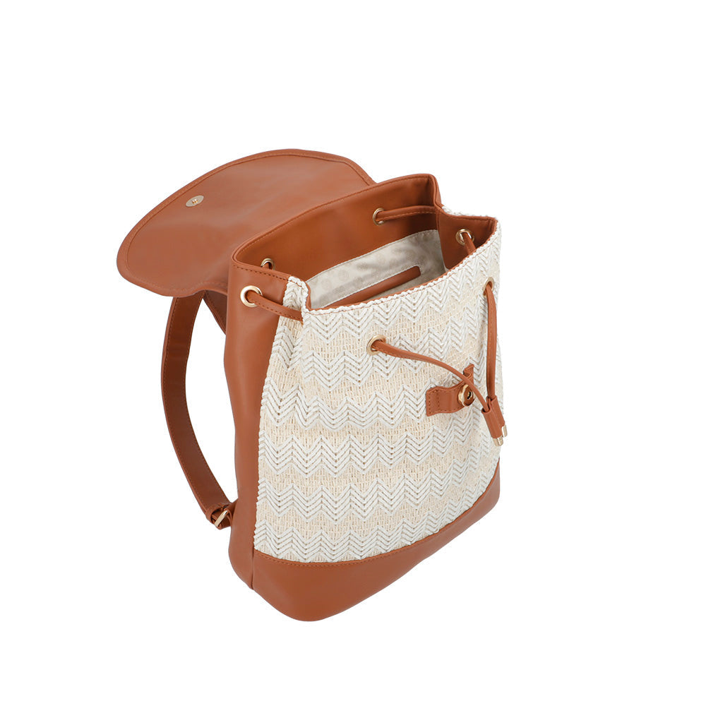 Mochila para mujer Santorini beige L