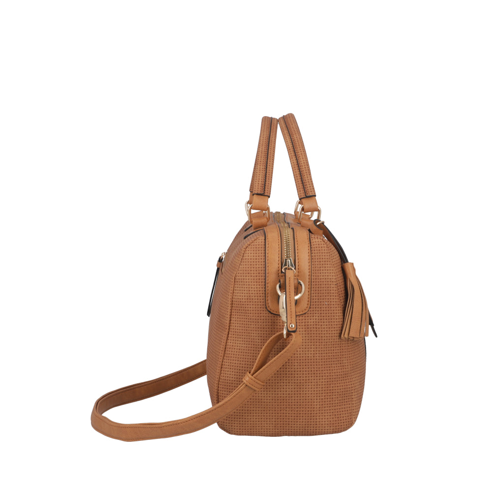 Cartera de Mano Parma Café Mediana