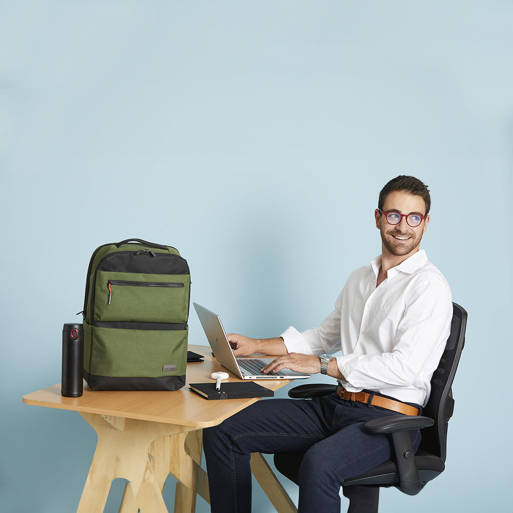 Mochila Notebook STATION 4SX SAFARI GRN L