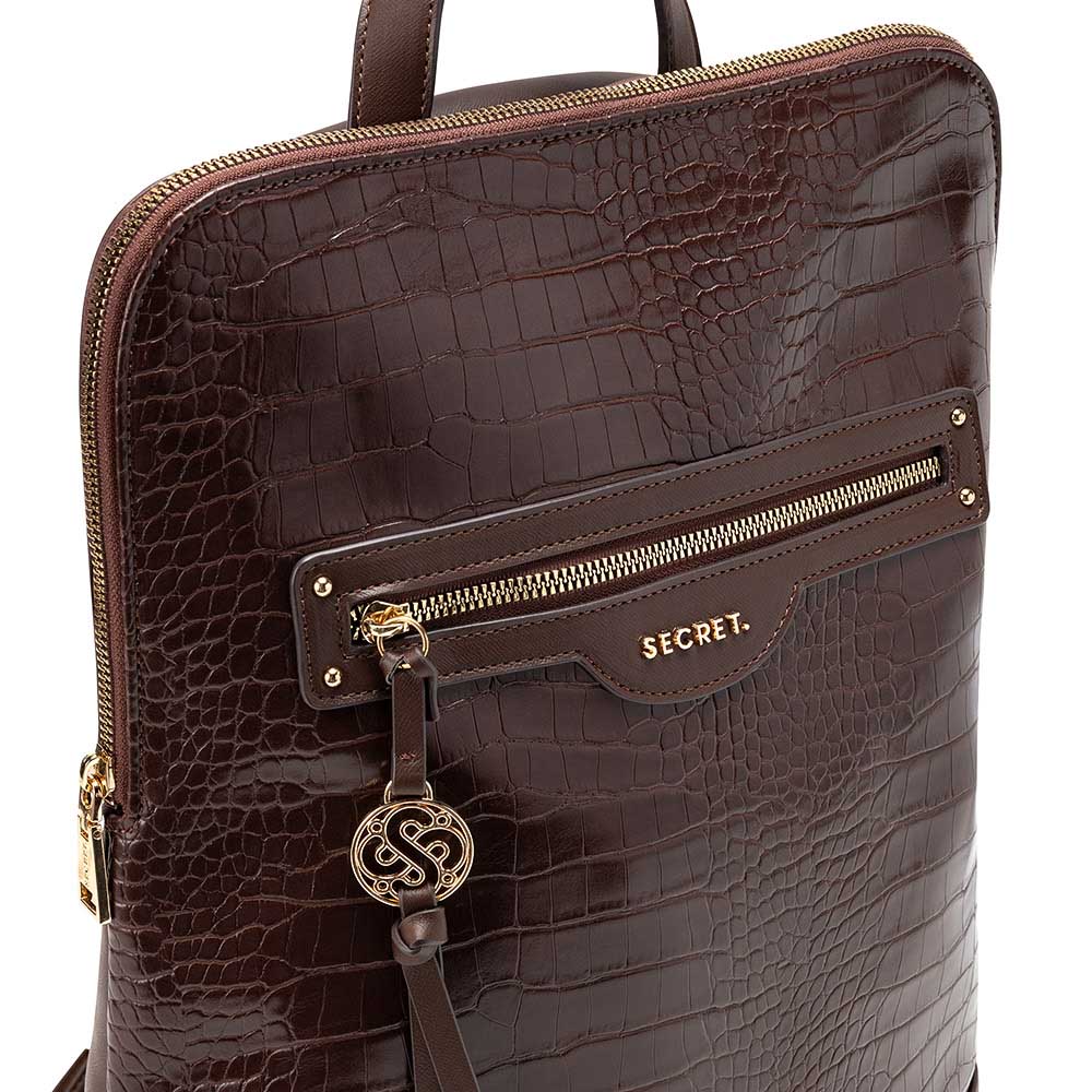 Mochila para notebook 14" Polonia café