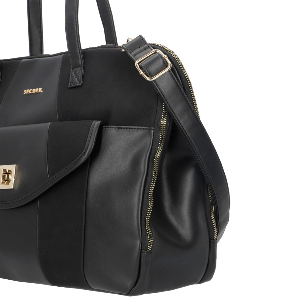 CARTERA PARA NOTEBOOK SUIZA FW24 NEGRO L