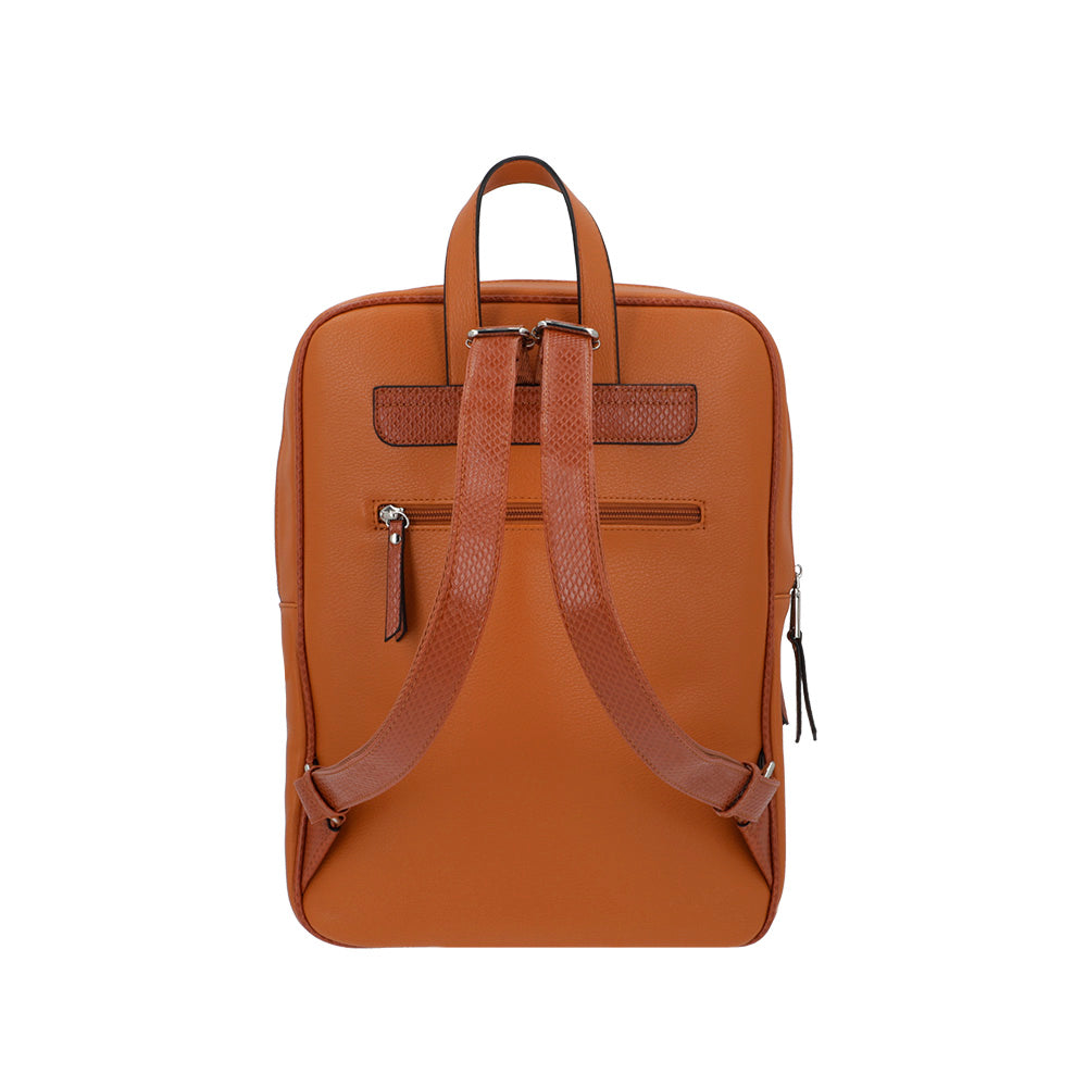 Mochila para notebook 14" Akraness café medio