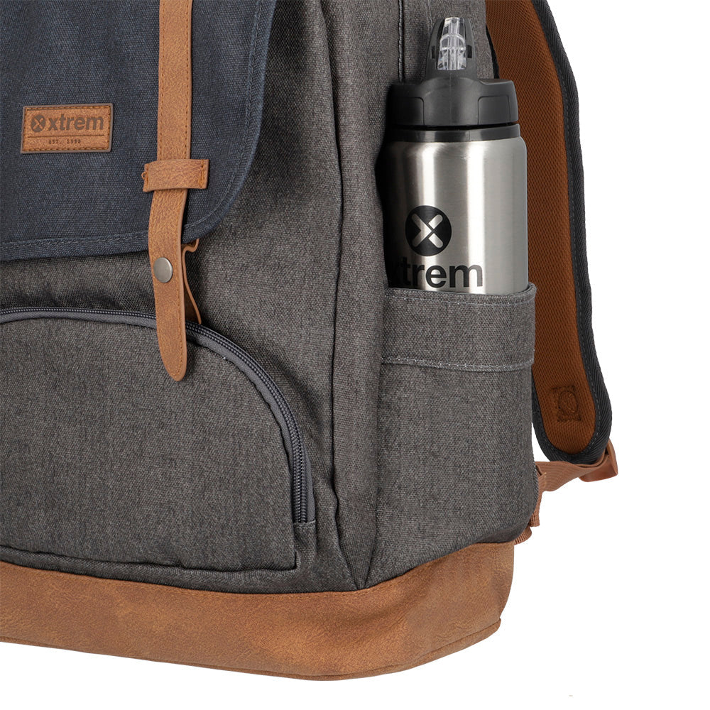 Mochila Straps 4Xt Grey / Blue L