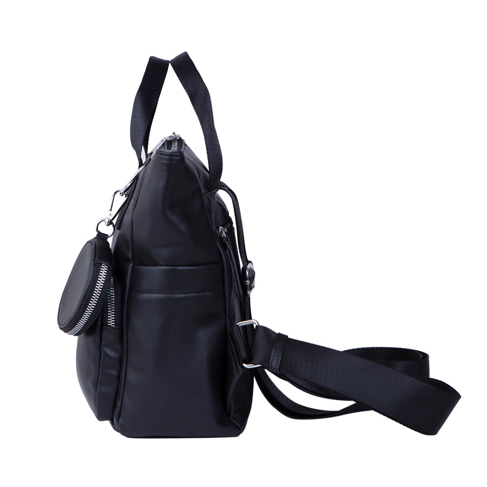 Mochila de mujer Praga negra grande
