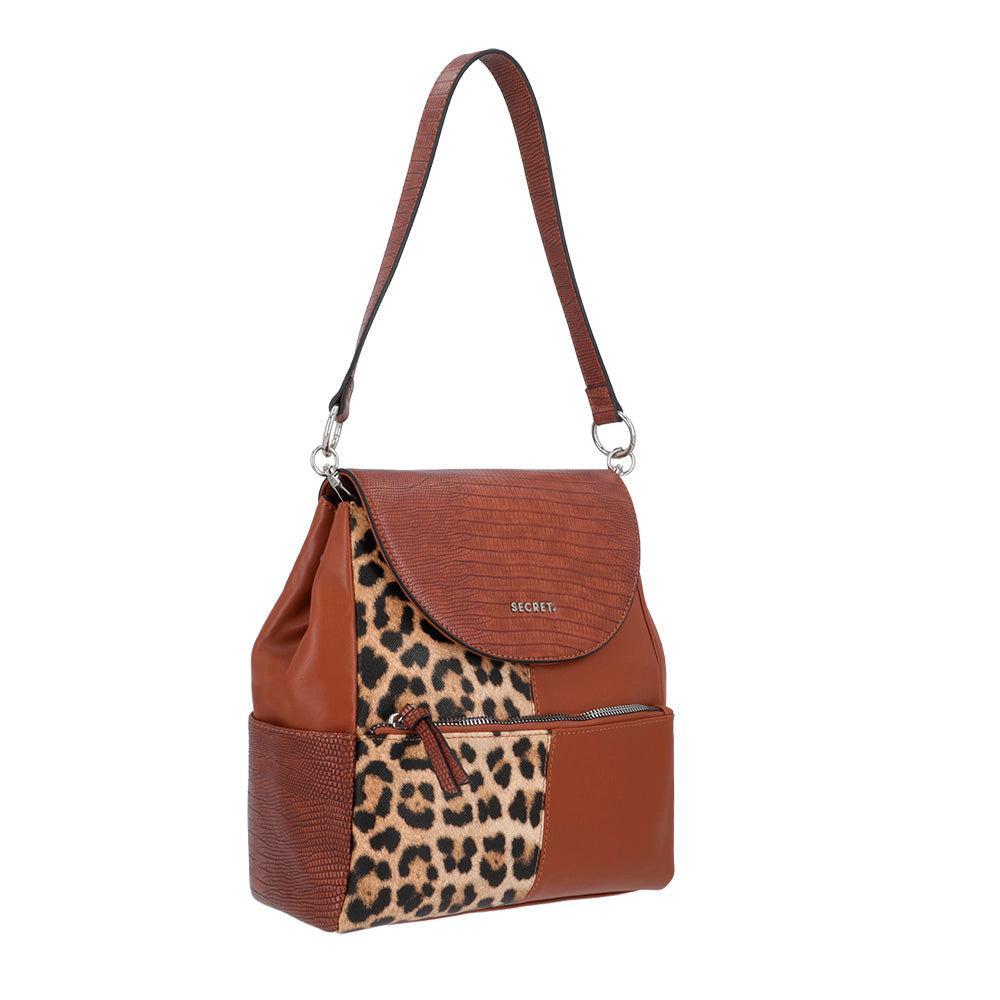 Mochila para mujer España café M