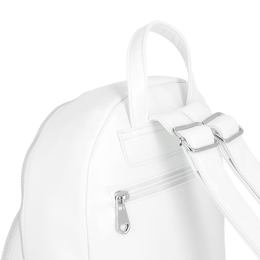 Mochila LOVE TWO blanca