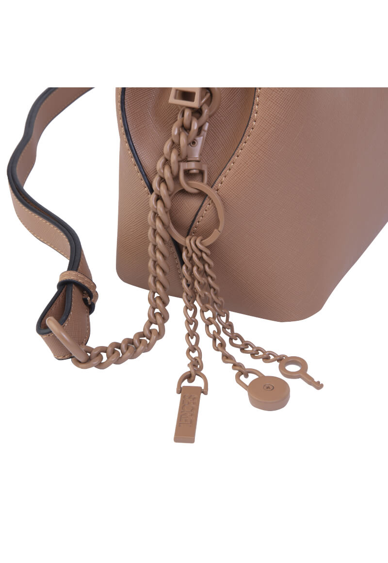 Cartera Clásica Fashion Albania Beige