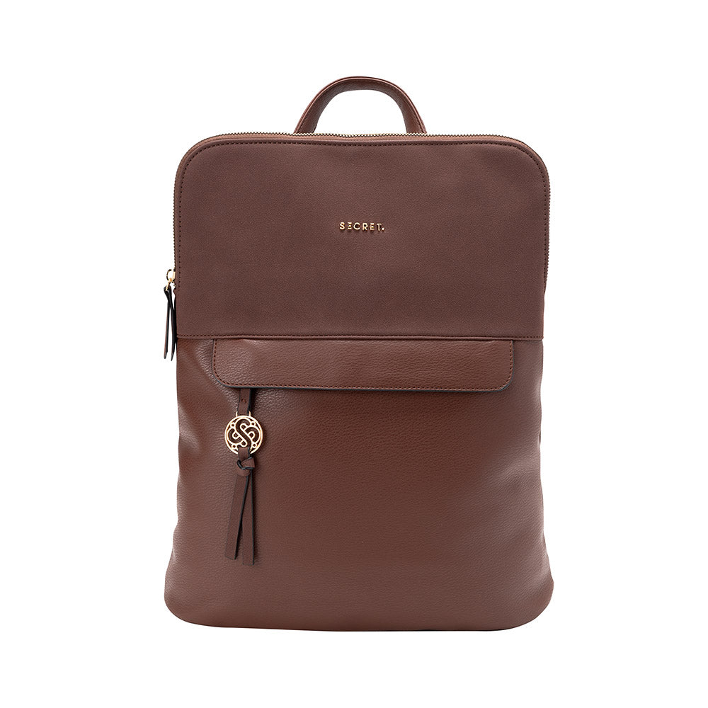 Mochila Para Notebook Laurens Fw24 Cafe XL