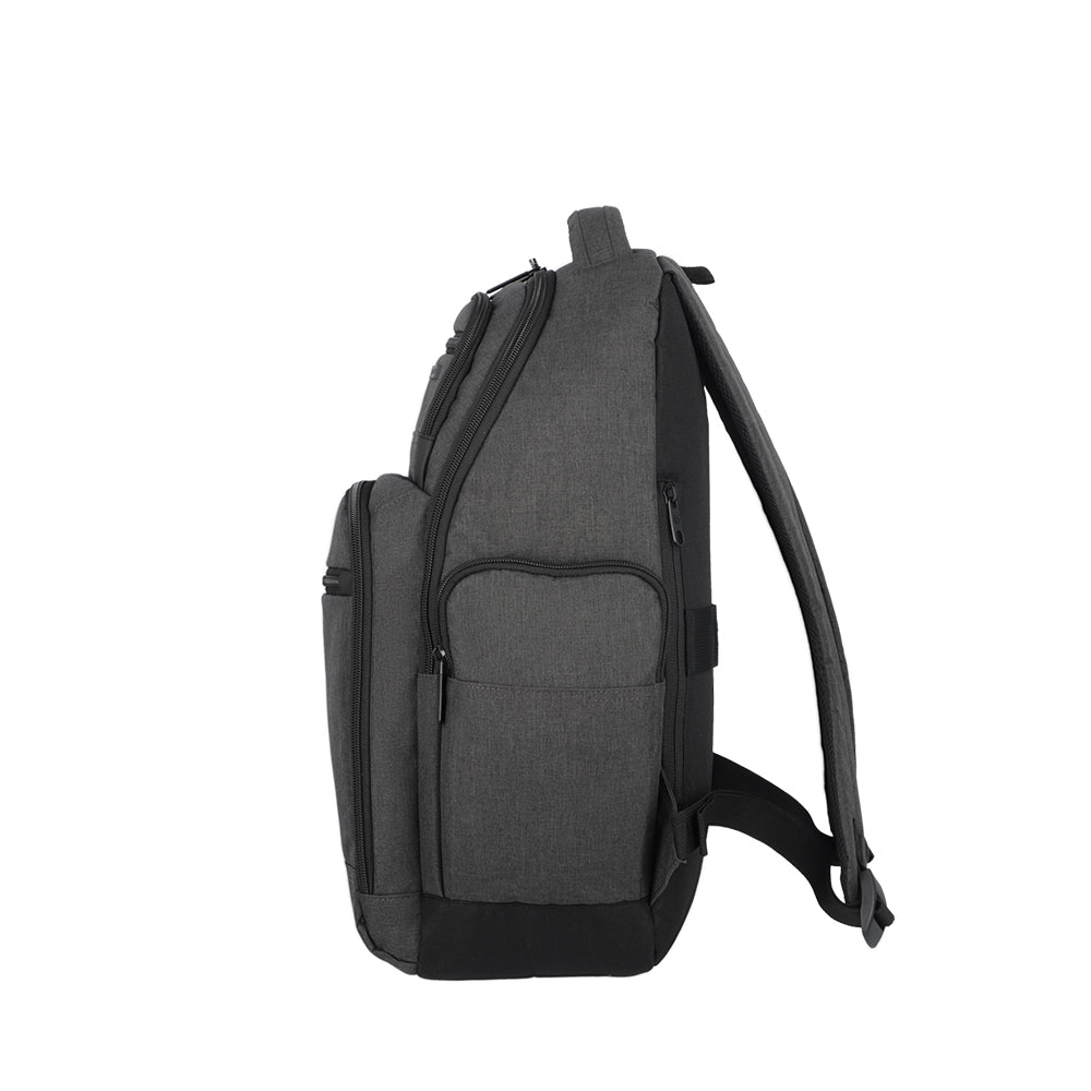 Mochila para notebook Banker gris 17"