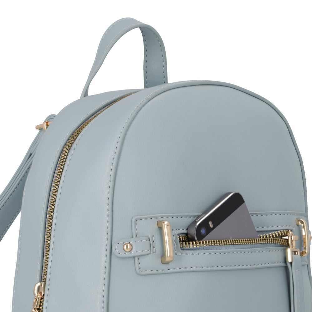 Mochila Capri Azul Celeste Mediana