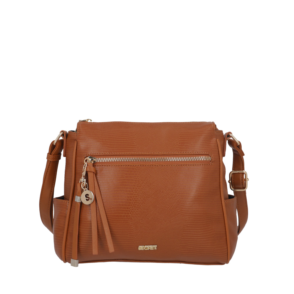 Cartera Bandolera Bolonia Beige Mediana