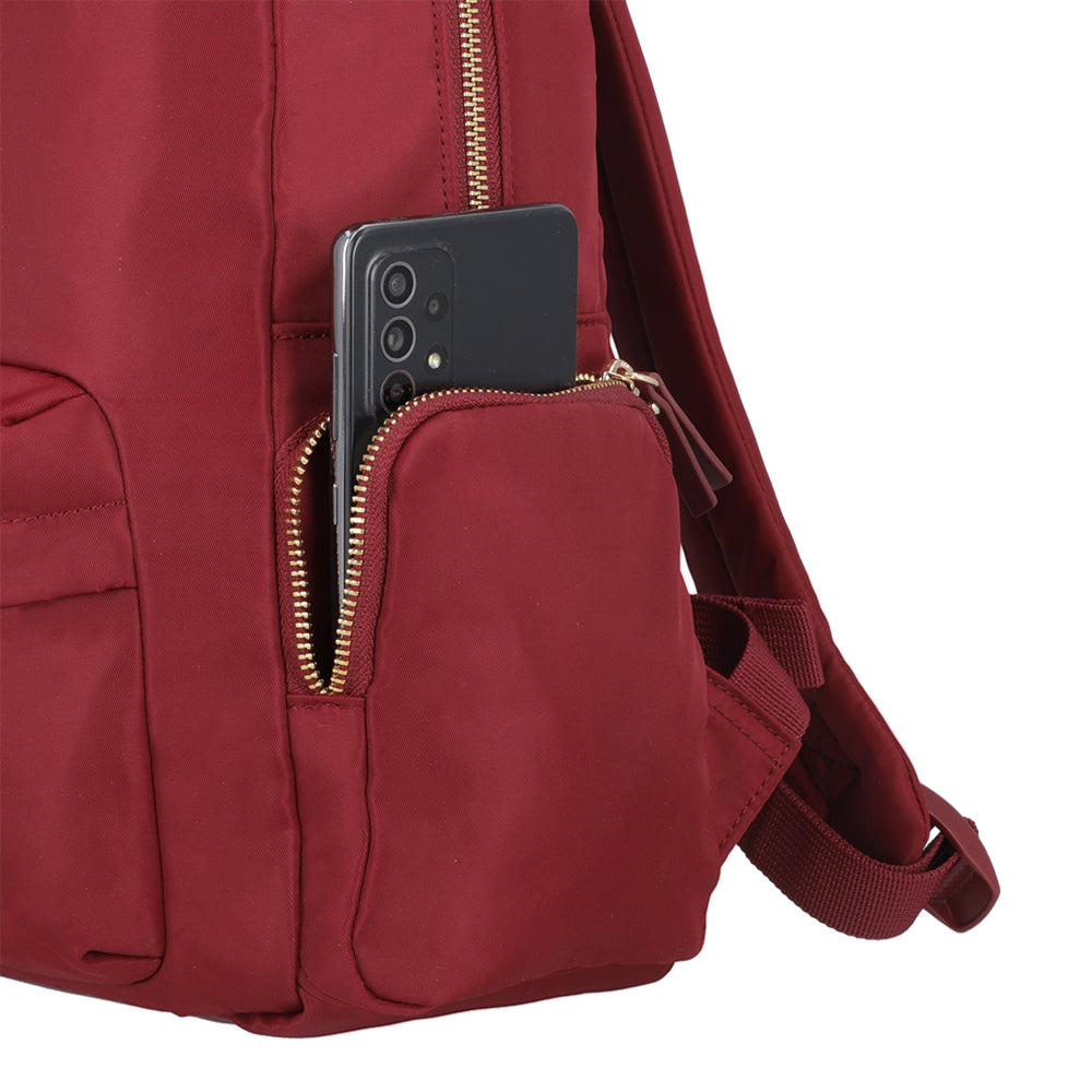 Mochila para notebook mujer Madison roja 14"