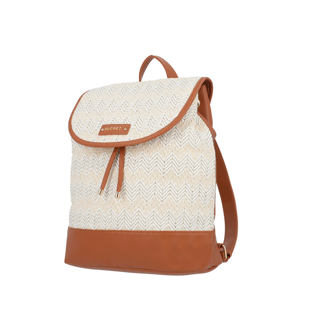 Mochila para mujer Santorini beige L