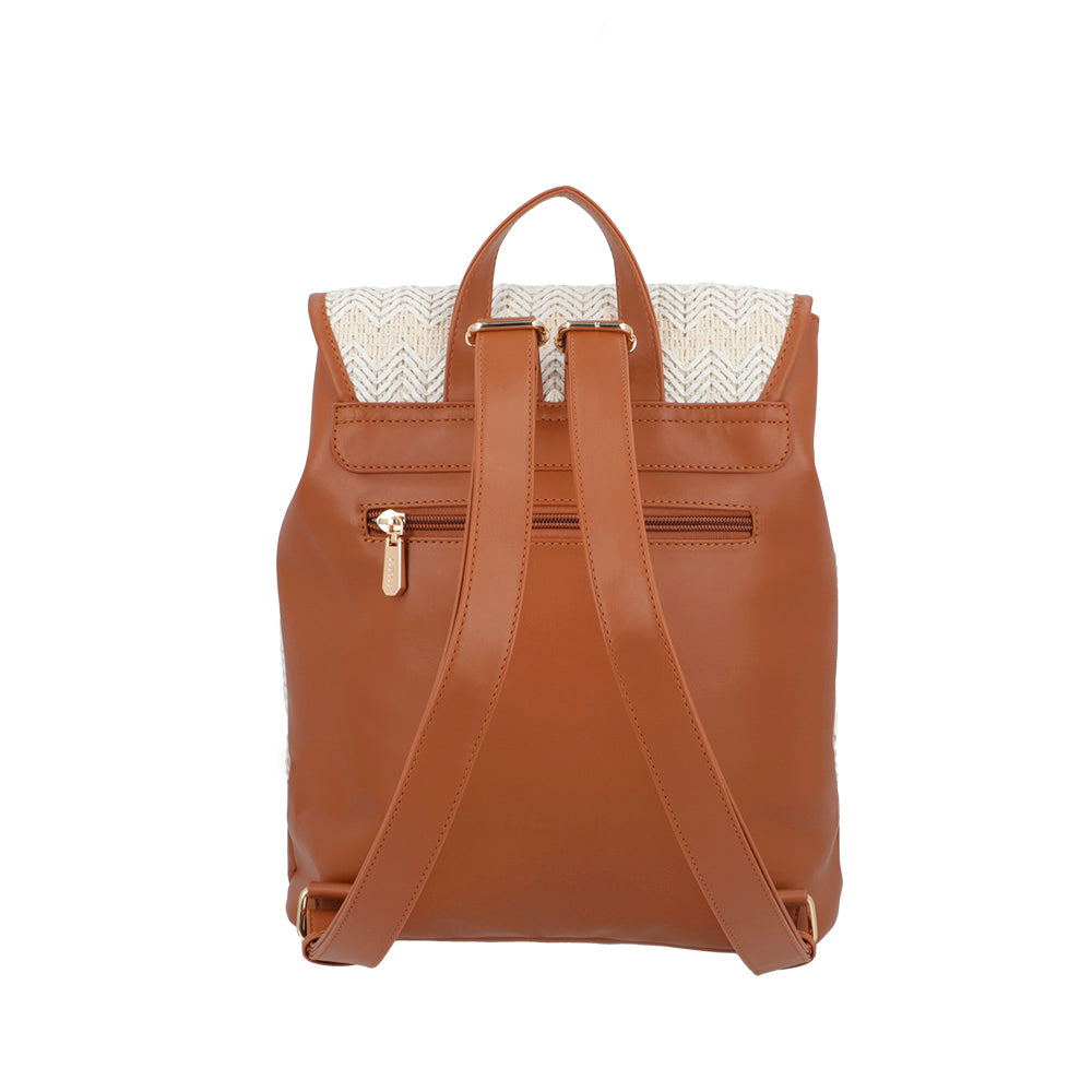 Mochila para mujer Santorini beige L