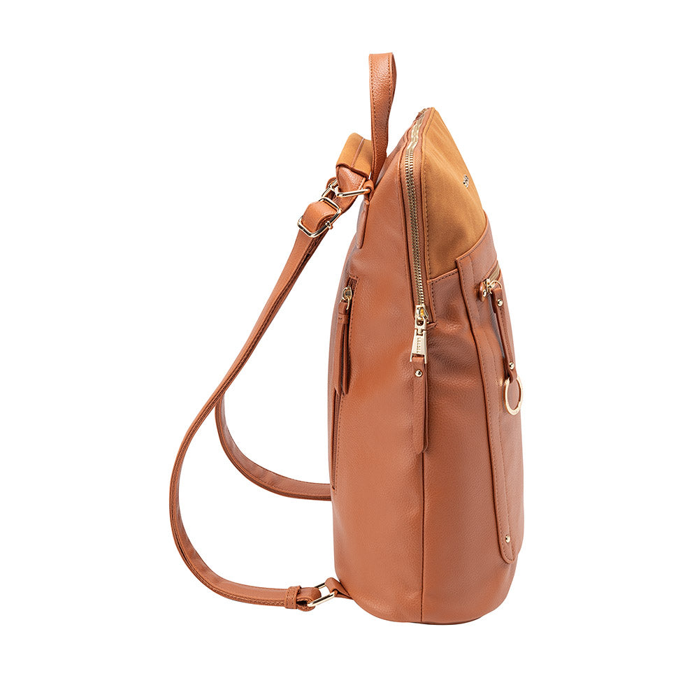 Mochila Para Notebook Lourdes Fw24 Cafe Medio XL