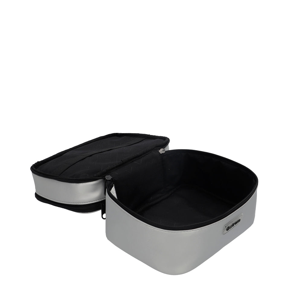 Cosmetiquero ALBURY plateado L