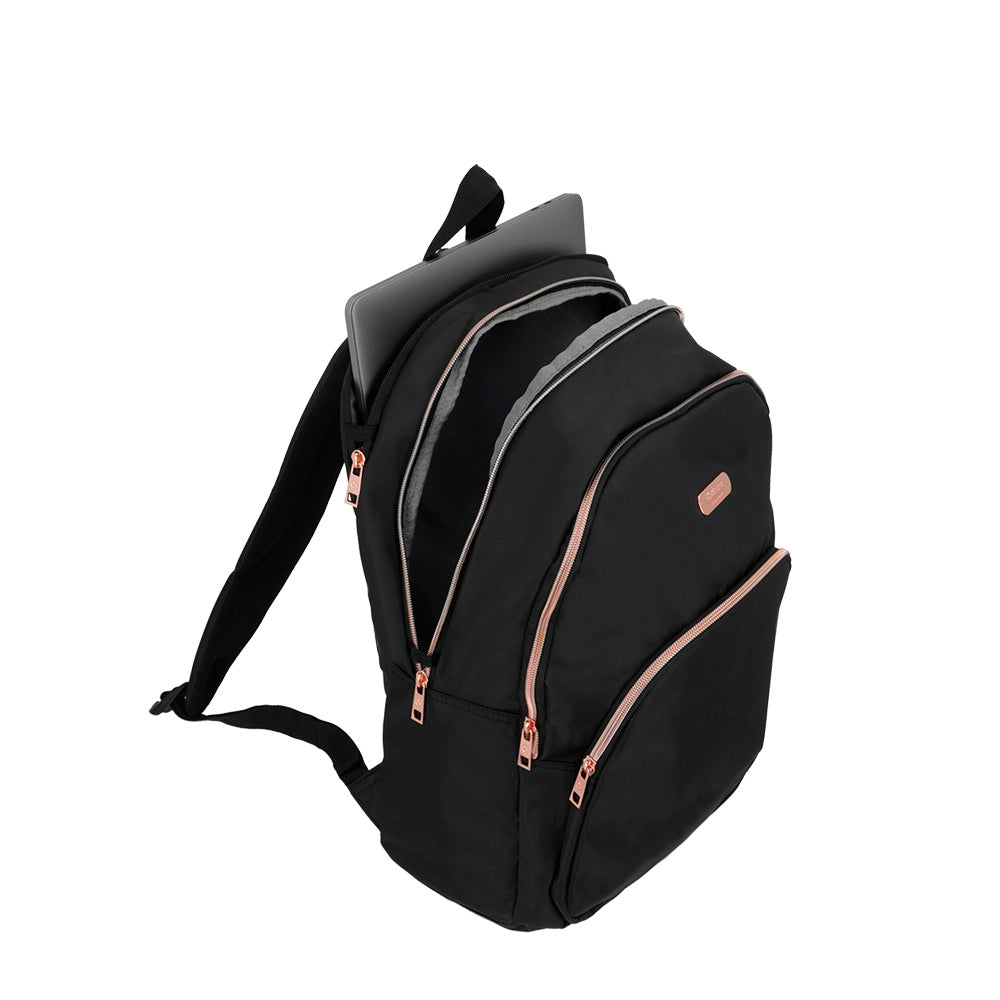 Mochila Kansas 4Xt Black / Rose Gold M