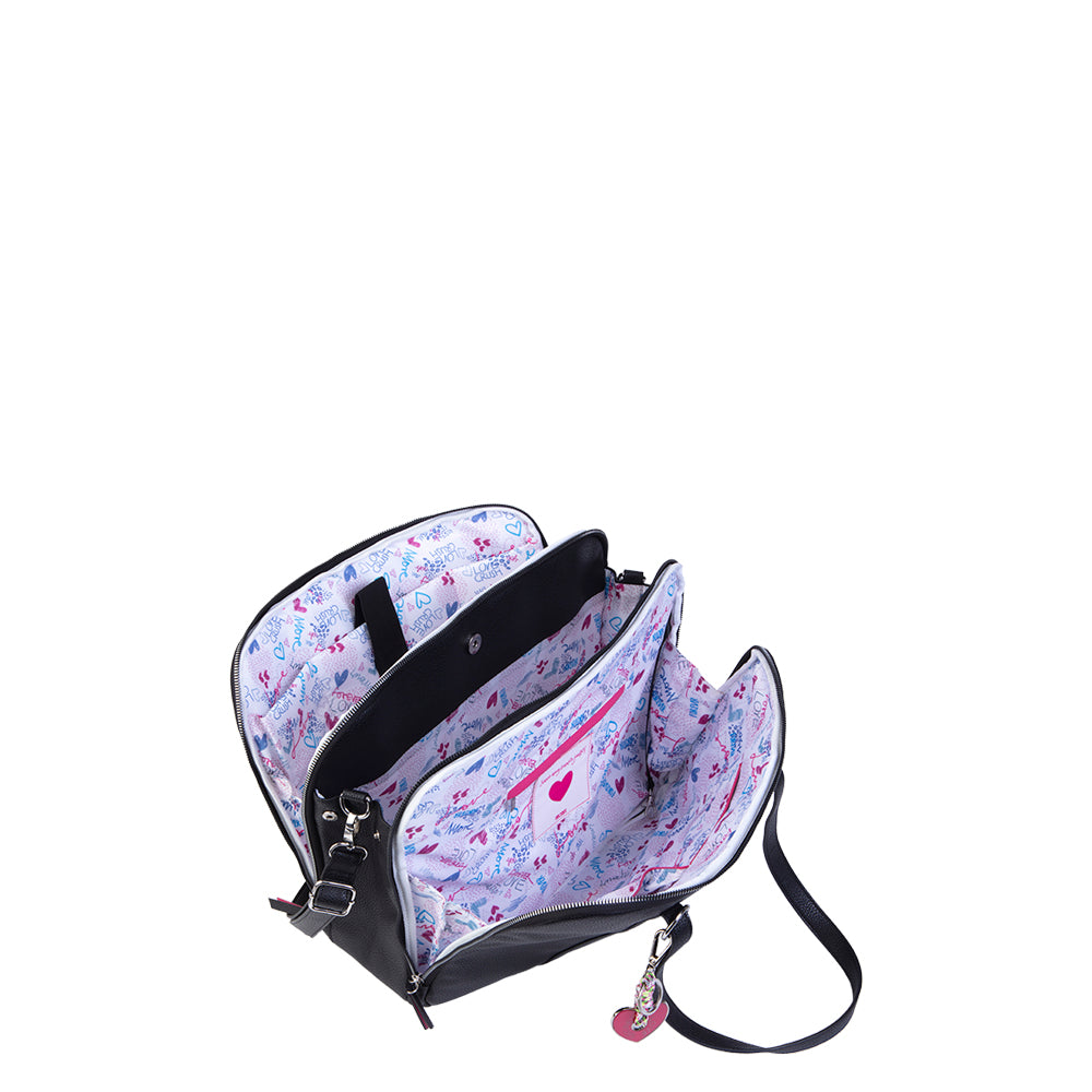 Cartera para notebook Love negra 14"