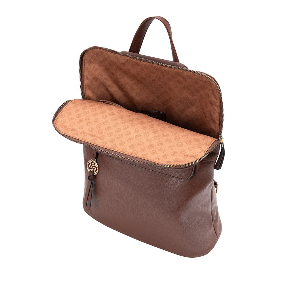 Mochila Para Notebook Laurens Fw24 Cafe XL