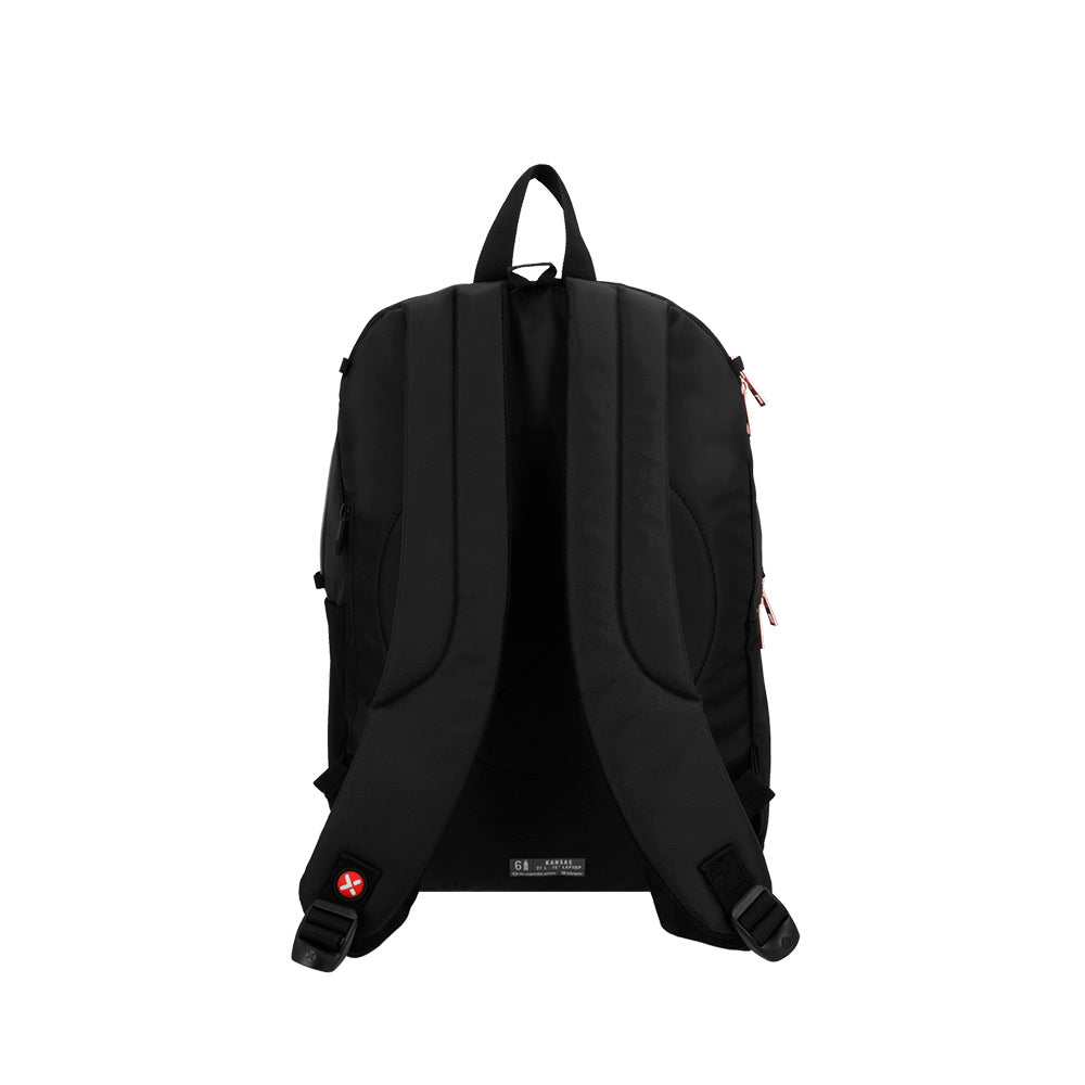Mochila Kansas 4Xt Black / Rose Gold M