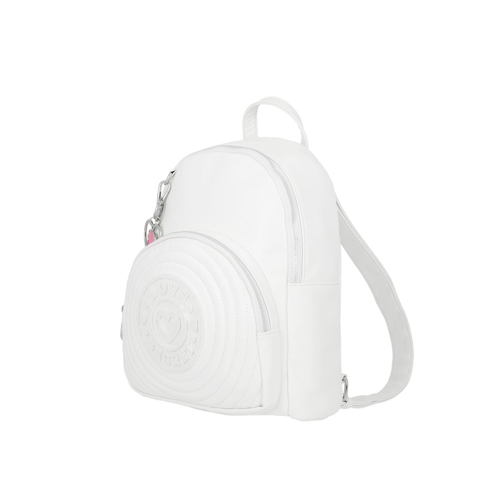Mochila LOVE TWO blanca