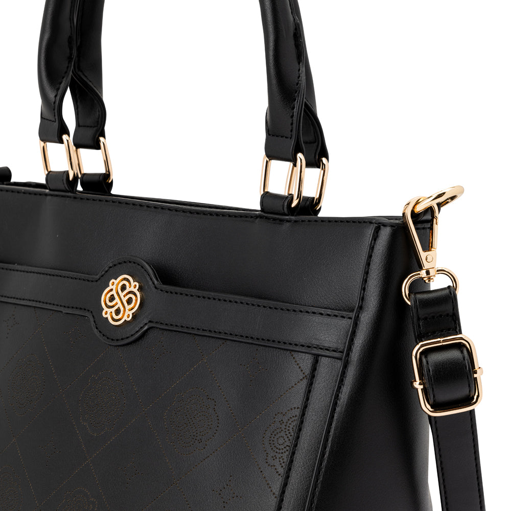 Cartera De Mano Roma Fw24 Negro M