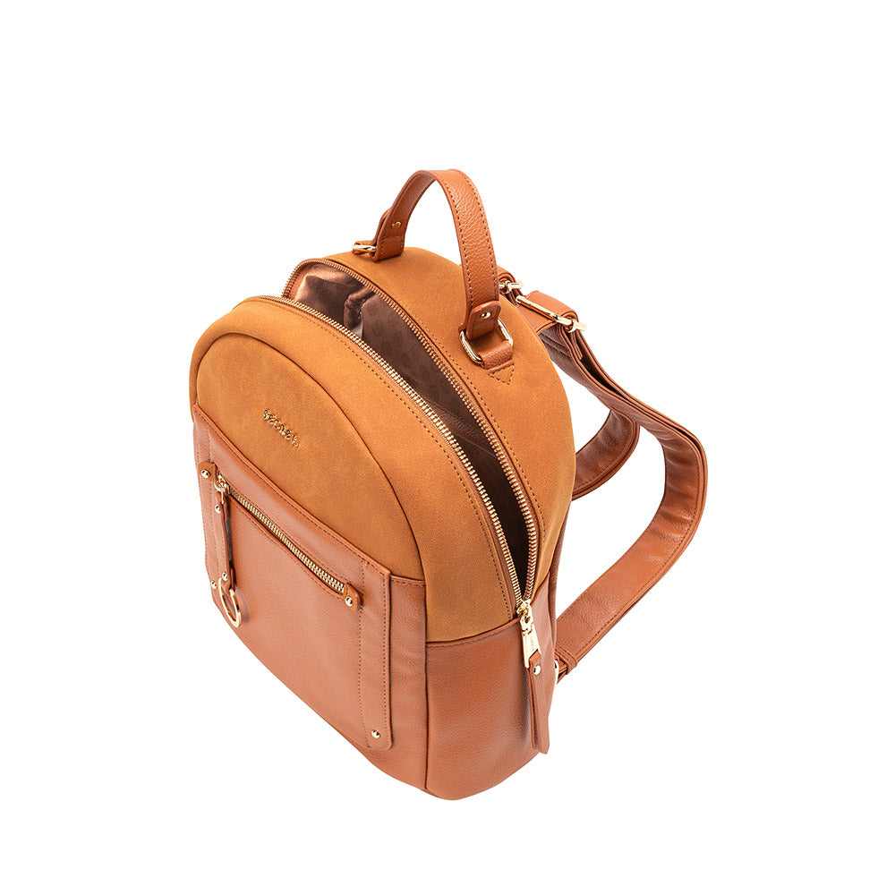 Mochila Lourdes Fw24 Cafe Medio M
